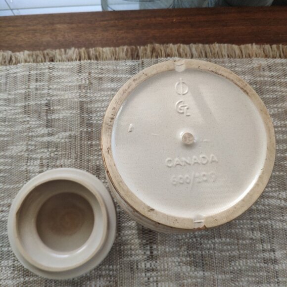 Beauce Art Pottery Canister Genin Trudeau Vintage Hand Thrown Cookie Jar 8.5" - Picture 7 of 15